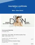 Céline Dion : plus d'un million de préinscriptions pour des concerts parisiens en 2026