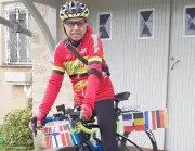 Daniel Cramay, 70 ans, entame un périple à vélo de 150 km par jour vers la Roumanie