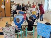 Des serviettes en tissu pour l'école : l'atelier Pique Tricote s'engage pour l'environnement