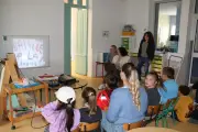 Douze enfants réalisent un court-métrage lors d'une semaine cinéma avec les Francas