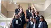 Grève des avocats à Béziers contre la réforme de la justice criminelle