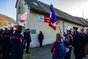 Hommage solennel à Jean-Pierre Lopez, ancien chef des pompiers de Lescun