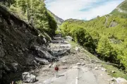 Il y a un an, un éboulement bloquait la RD 934 près de Laruns