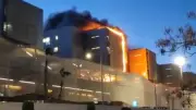 Incendie spectaculaire dans un hôpital de Carthagène en Espagne