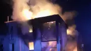 Incendie spectaculaire à Gigean : un appartement détruit, une personne évacuée