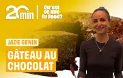 Jade Genin révèle son gâteau au chocolat léger dans 
