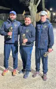 La Boule blancpignonnaise championne départementale de pétanque en triplette promotion