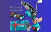 La tronçonneuse SEESII M6 Pro : puissance et autonomie pour couper du bois efficacement