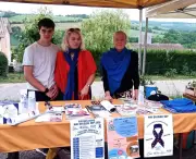 Lancement de Mai en bleu à Sainte-Colombe-en-Bruilhois pour la lutte contre la SEP