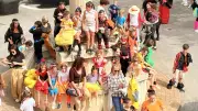 Le Poujol-sur-Orb célèbre la fin de l'hiver avec la traditionnelle crémation de Monsieur Carnaval