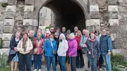 Les Amis de l'Âge d'or découvrent le château médiéval de Séverac-le-Château