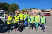 Les Brigades Vertes de Lorgues nettoient la rivière La Florièye de déchets de chantier
