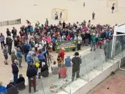 Manifestation contre la ferme usine de saumons au Verdon-sur-Mer