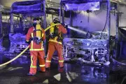 Manosque : sept bus détruits par un incendie dans un entrepôt