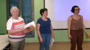 Martine Michel présente la vie de Georges Fontane à Anduze