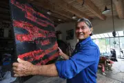 Max Cartier, artiste niçois, nommé chevalier des Arts et des Lettres à plus de 90 ans