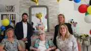 Émilienne Pacaud fête ses 100 ans à l'Ehpad de Parignargues, entourée de sa famille