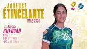 Mouna Chebbah, joueuse du mois de mars en D2 féminine de handball