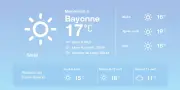 Météo à Bayonne : Soleil et douceur aujourd'hui, dégradation pluvieuse à venir
