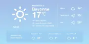 Météo à Bayonne : Soleil et douceur aujourd'hui, pluies éparses demain