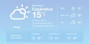 Météo à Capbreton : Nuages persistants aujourd'hui, soleil prometteur demain