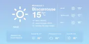 Météo ensoleillée à Biscarrosse avec des températures au-dessus des normales