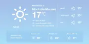 Météo ensoleillée à Mont-de-Marsan : températures au-dessus des normales