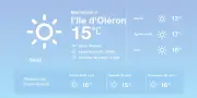 Météo ensoleillée à Saint-Pierre-d'Oléron : des températures douces et un ciel dégagé