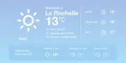 Météo à La Rochelle : soleil et douceur aujourd'hui, pluies annoncées demain