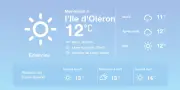 Météo à l'Île d'Oléron : Éclaircies et températures douces en perspective