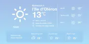Météo à l'Île d'Oléron : Soleil aujourd'hui, temps perturbé demain