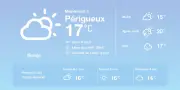 Météo à Périgueux : nuages et orages faibles aujourd'hui