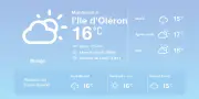 Météo à Saint-Pierre-d'Oléron : nuages et pluies éparses aujourd'hui