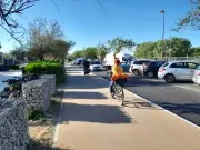 Nouvelle piste cyclable ouverte sur le front de mer de Châtelaillon