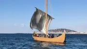 Orkan le drakkar quitte Sète en juin pour Brest et les pays nordiques