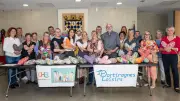Portiragnes Loisirs confectionne 42 coussins cœur pour les femmes atteintes de cancer