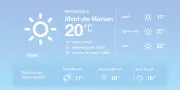 Prévisions météo à Mont-de-Marsan : ciel clair puis orages