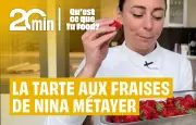 Recette de tarte aux fraises de Nina Métayer sur 20 Minutes TV