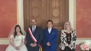 Redessan : Le maire Jules Fernandez célèbre son premier mariage en mairie