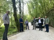 Rénovation du parcours cyclable de la vallée du Céou après inondations
