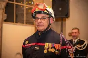 Saint-Sever rend un hommage émouvant à l'adjudant-chef Pascal Auvinet, figure des pompiers