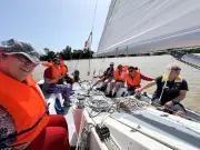 Sorties handivoile sur la Dordogne pour des personnes handicapées