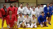 Stage de sambo à Montady : des judokas perfectionnent leur art martial