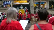 À Sète, une ligne rouge contre la guerre à Gaza rassemble une centaine de manifestants