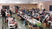 Succès de la braderie de printemps du Secours populaire à Gigean