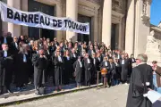Toulon : Près de 100 avocats en grève contre le projet de loi sur le plaider-coupable criminel