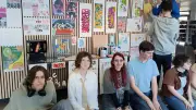 Typofolie à Langogne : les étudiants exposent leur art typographique à la médiathèque