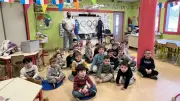 Un bobeur olympique partage sa passion avec des écoliers gardois