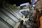 Un camion de 38 tonnes s'encastre dans une maison près de Digne-les-Bains