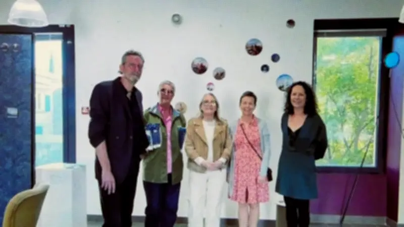Exposition Bonnerot et Hubert à la médiathèque de Calvisson